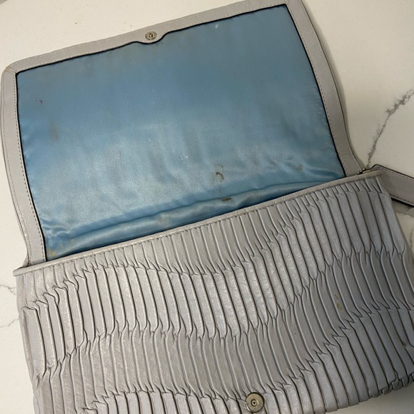Coach Madison Sophia Blue Clutch For Sale - Picture 4 of 7